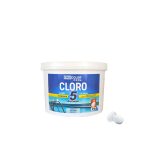 Cloro Compacto 5 Ações 2KG Criscolor Branco