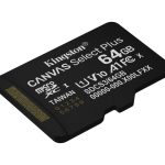 Cartão de Memória microSD Kingston Canvas Select Plus 64GB UHS-I A1 com Adaptador SD