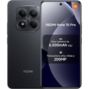 Smartphone Xiaomi Redmi Note 15 Pro 4G 6.77 8GB256GB Dual SIM Preto
