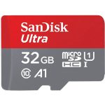 Cartão de Memória SanDisk Ultra microSD 32GB UHS-I Class 10 A1 com Adaptador SD
