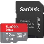 Cartão de Memória SanDisk Ultra microSD 32GB UHS-I Class 10 A1 com Adaptador SD