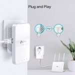 Powerline TP-Link TL-WPA7617 KIT AV1000 Gigabit Wi-Fi AC Pass Through