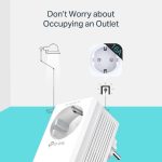 Powerline TP-Link TL-WPA7617 KIT AV1000 Gigabit Wi-Fi AC Pass Through