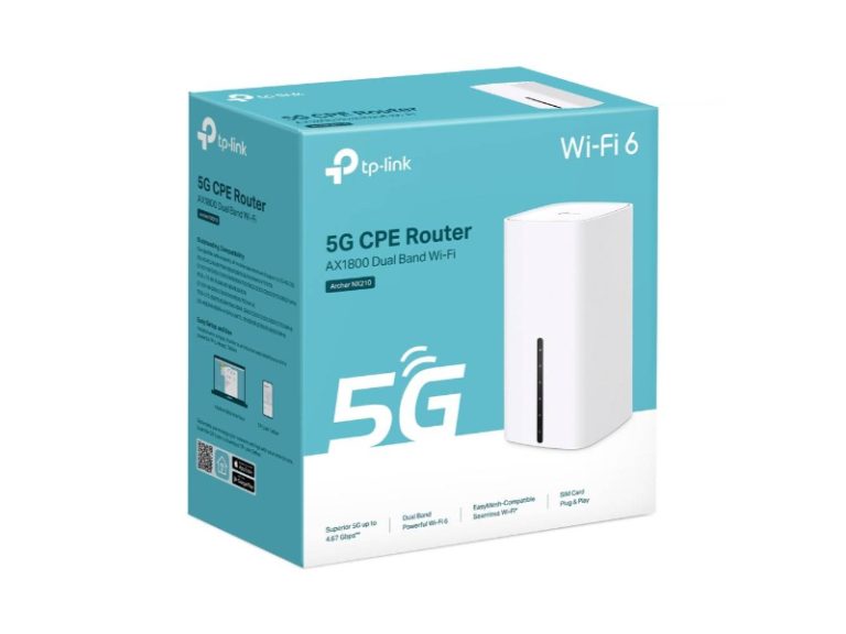 Router TP-Link Archer NX210 5G EasyMesh AX1800 Dual-Band Wi-Fi 6 (802.11ax) Gigabit Branco
