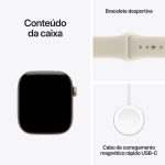 Apple Watch Series 12 Dourado‑claro