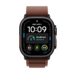 Apple Watch Ultra 4 Titânio Preto c Bracelete Loop Alpine Bordô