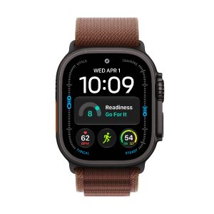 Apple Watch Ultra 4 Titânio Preto c Bracelete Loop Alpine Bordô