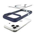Capa Accetel Hybrid MagSafe para iPhone 1718 Pro Azul Marinho