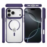 Capa Accetel Hybrid MagSafe para iPhone 1718 Pro Roxo