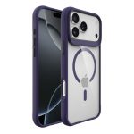Capa Accetel Hybrid MagSafe para iPhone 1718 Pro Roxo