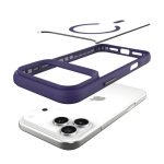 Capa Accetel Hybrid MagSafe para iPhone 1718 Pro Roxo