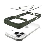 Capa Accetel Hybrid MagSafe para iPhone 1718 Pro Verde Militar