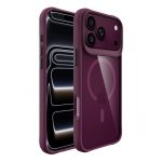 Capa Accetel Hybrid MagSafe para iPhone 1718 Pro Vinho Tinto