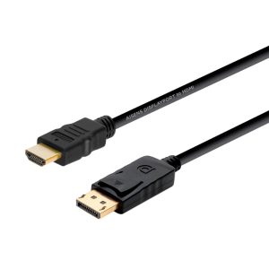 Cabo Conversor AISENS DisplayPort Macho para HDMI Macho 2,0 m