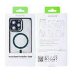 Capa Rixus Classic 04 MagSafe para iPhone 13 Pro Max Verde Escuro