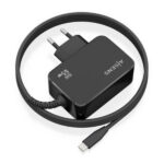 Carregador USB-C 65W GaN Aisens com Cabo 1,8m PD3.0 Preto