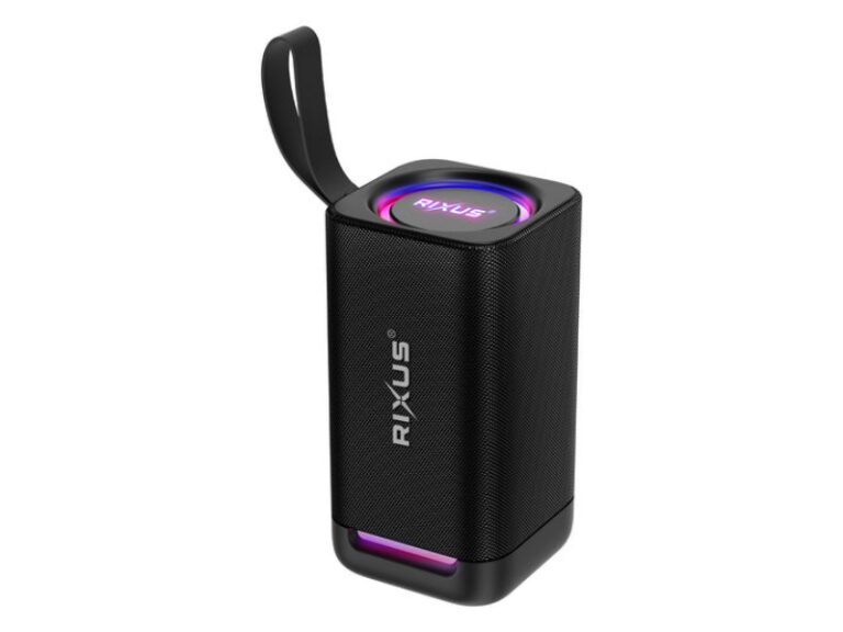 Coluna Bluetooth Rixus RXBS60 para Festas Preta