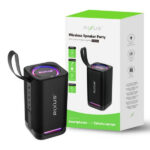 Coluna Bluetooth Rixus RXBS60 para Festas Preta