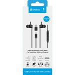 Sandberg USB-CA In-Earset with Line-Mic