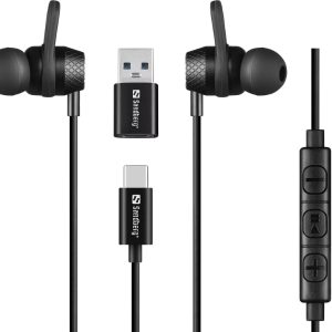 Sandberg USB-CA In-Earset with Line-Mic